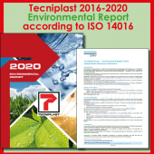 Tecniplast 2016-2020 Environmental Report according to ISO 14016, is the result of our efforts to maximize environmental sustainability in our operations and consolidates all the initiatives towards it